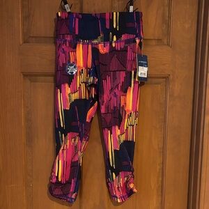 Brooks Leggings - Pink and Orange Pattern